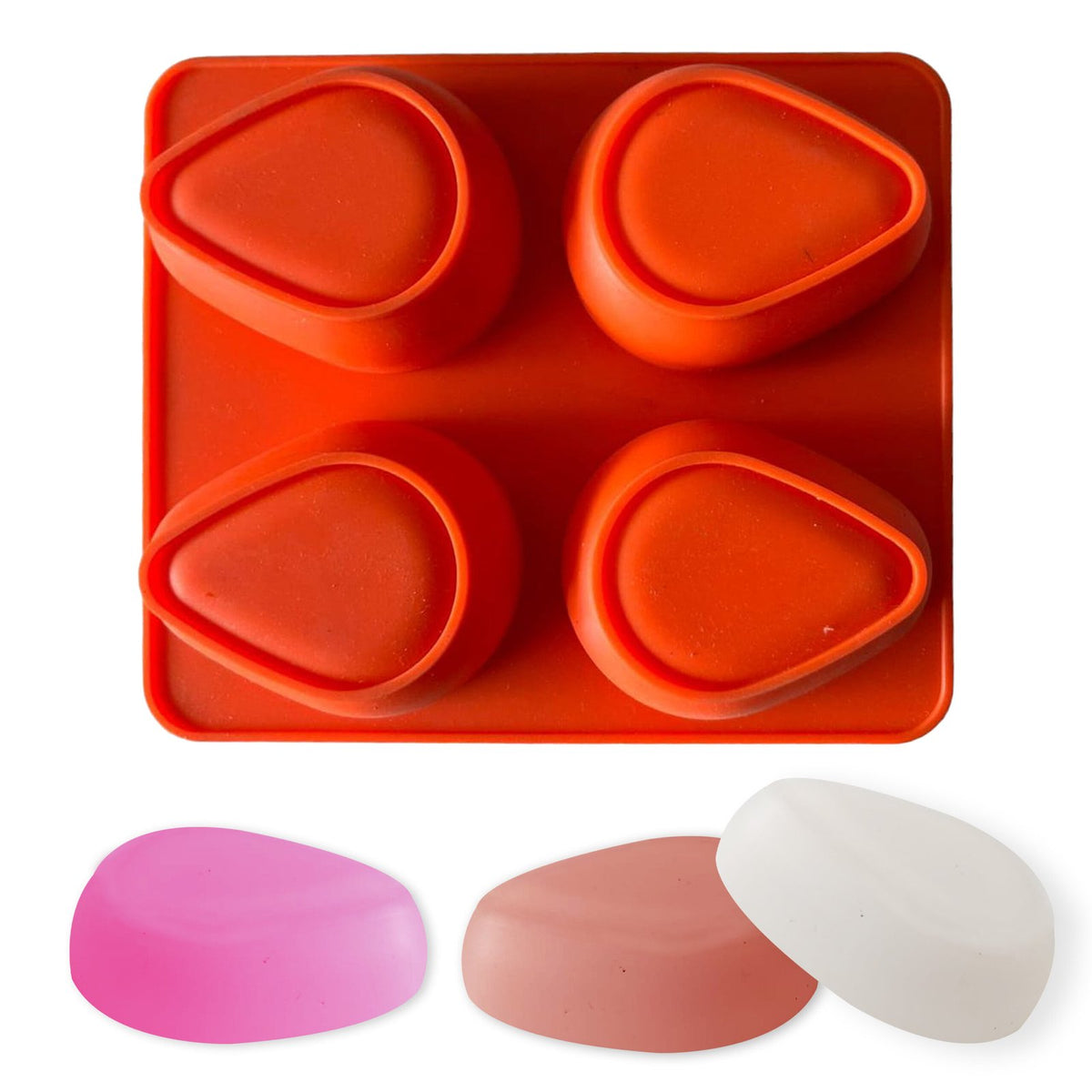 Silicone Easter Egg Soap Mould, 4 Cavity — image 1