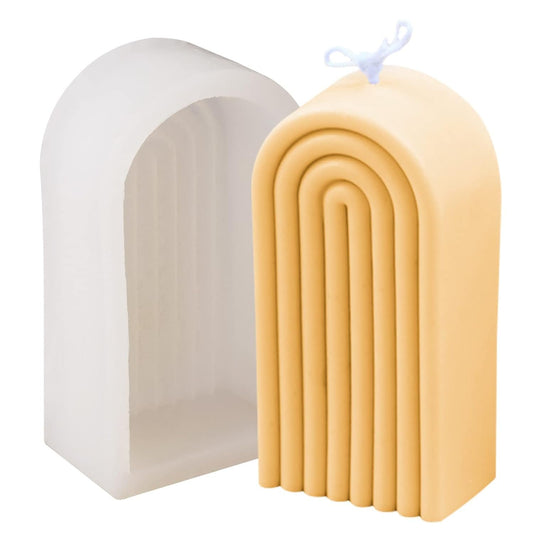 Silicone Rainbow Arch U-Shaped Candle Mould — image 1