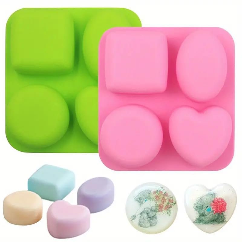 Silicone 4 in 1 Multi Shape Soap Mould — image 1
