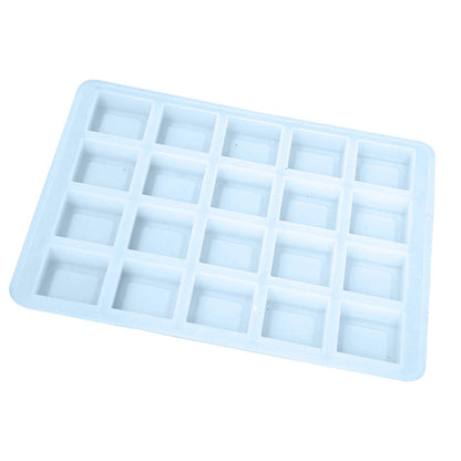 Silicone Square Shape Soap Mould, 20 Cavity — image 3