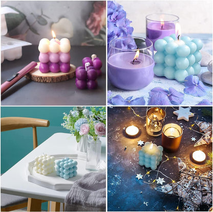 Silicone Bubble Candle Moulds, 6 cavity — image 3