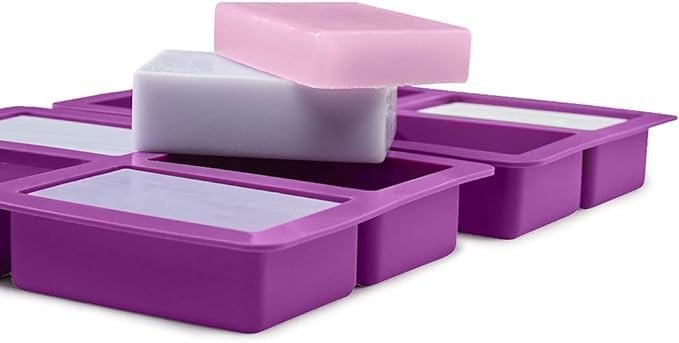 Silicone Rectangle Soap Mould, 4 Cavity — image 3