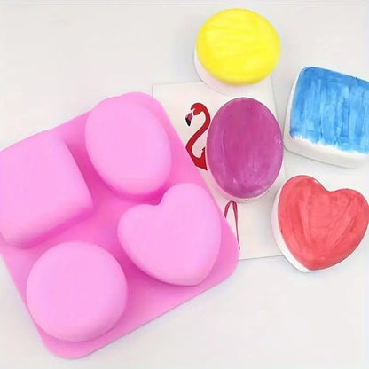 Silicone 4 in 1 Multi Shape Soap Mould — image 5