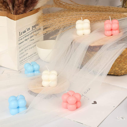 Silicone Bubble Candle Mould, 15 Cavity White — image 4