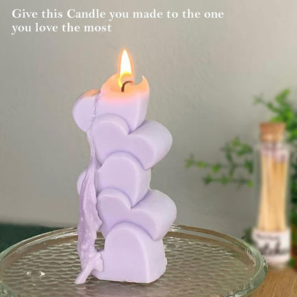 Simple Heart Shape Candle Mould, 2 Cavity — image 4
