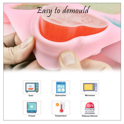 Silicone Heart Shape Soap Mould, 6 Cavity — image 6
