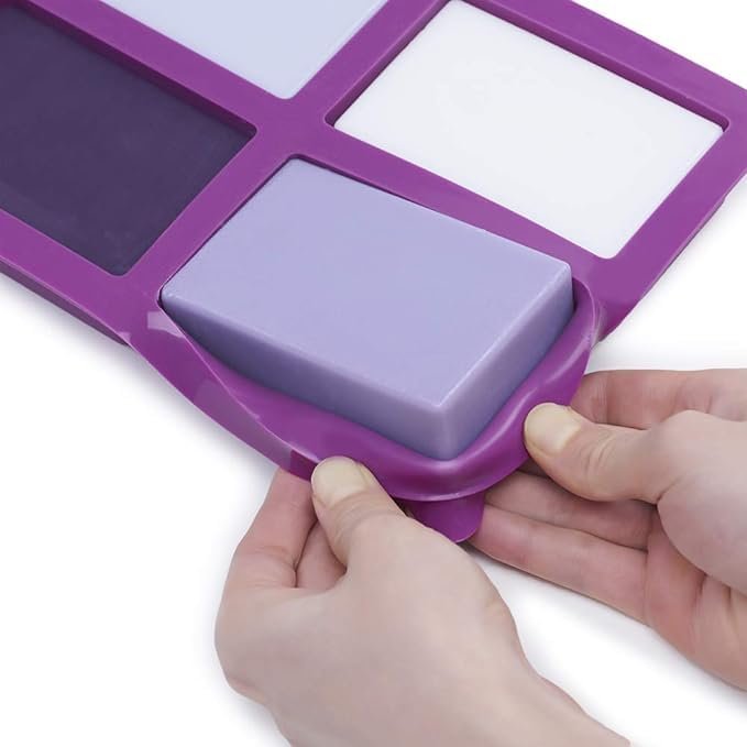 Silicone Rectangle Soap Mould, 4 Cavity — image 5