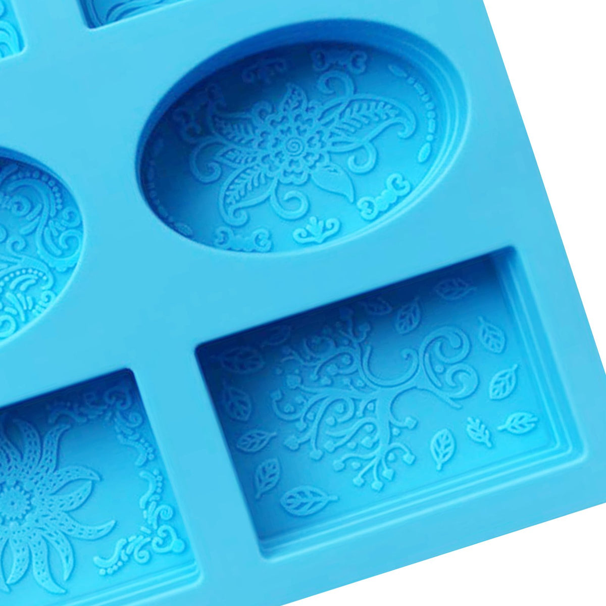 Flower Leaf Pattern Soap Mould, 6 Cavity — image 5