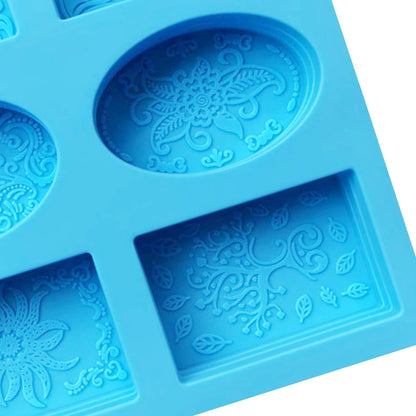Flower Leaf Pattern Soap Mould, 6 Cavity — image 5