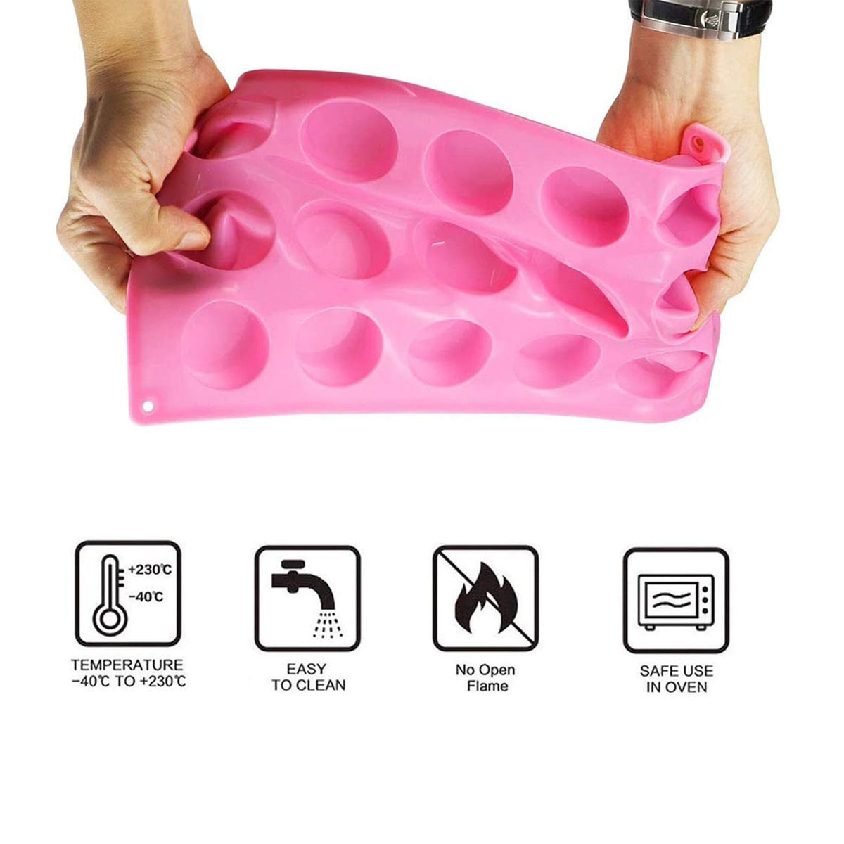 Silicone 15 Holes Cylinder Soap Mould — image 2
