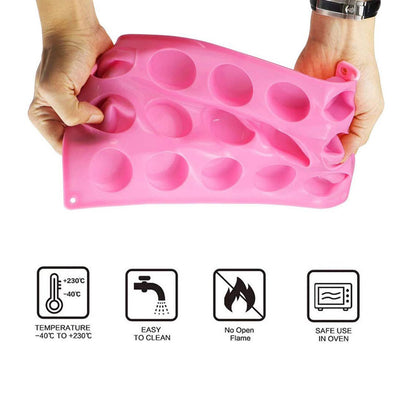 Silicone 15 Holes Cylinder Soap Mould — image 2