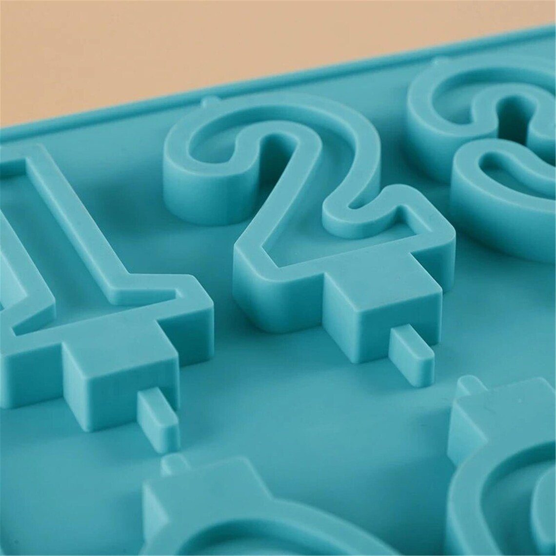 Silicone Number Candle Mould (0–9) for Birthday Cake — image 5