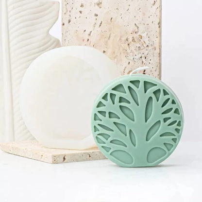 Silicone Round Tree Candle Mould — image 4