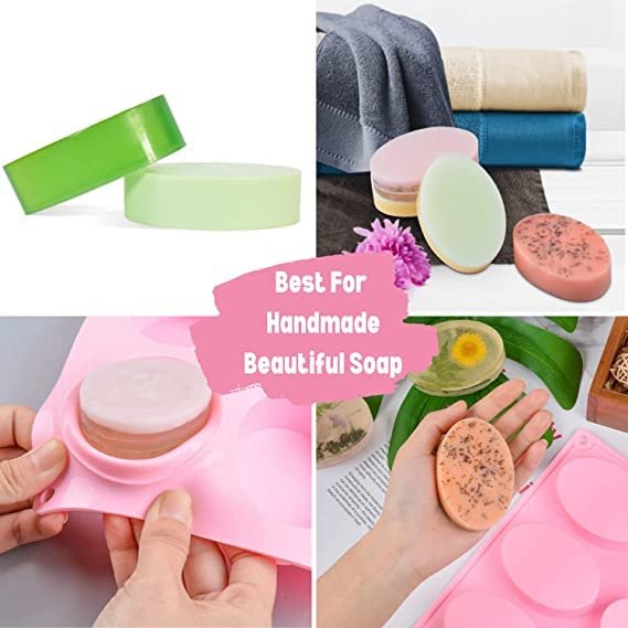 Silicone Oval Shape Soap Mould, 8 Cavity — image 6