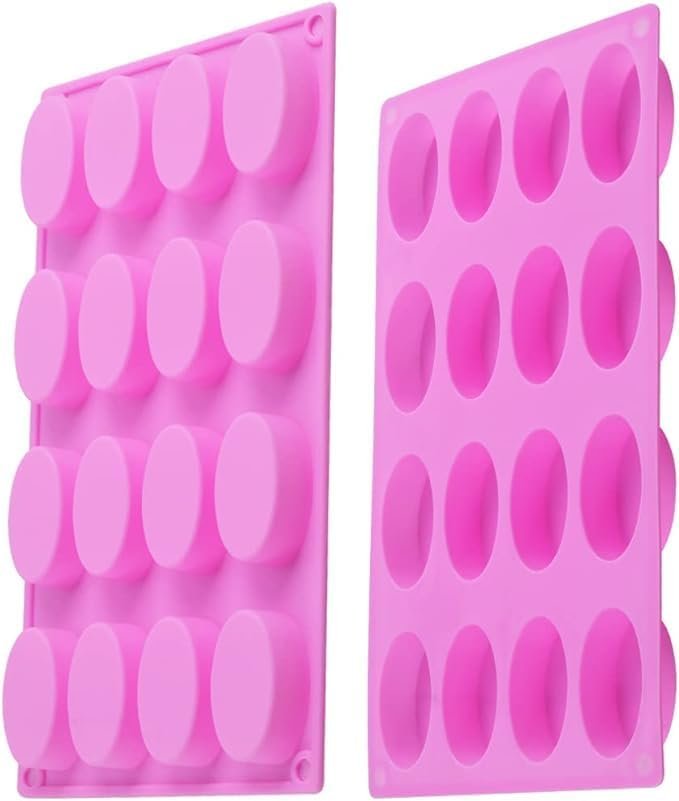 Silicone Small Oval Shape Soap Mould, 16 Cavity — image 3