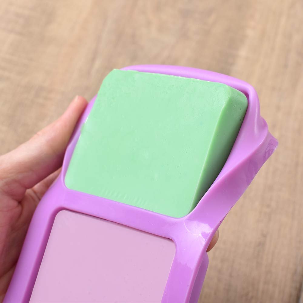 Silicone Rectangle Shape Soap Mould, 4 Cavity — image 3