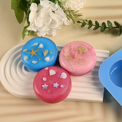 Silicone Round Soap Moulds, 4 Cavity — image 6