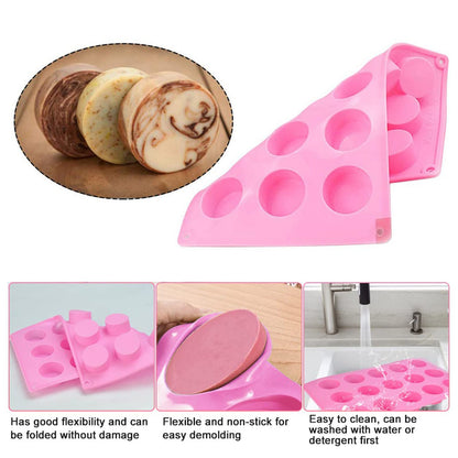 Silicone 15 Holes Cylinder Soap Mould — image 4