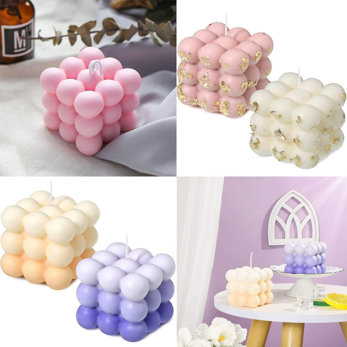Silicone Bubble Candle Moulds, 6 cavity — image 5