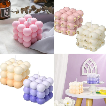 Silicone Bubble Candle Moulds, 6 cavity — image 5