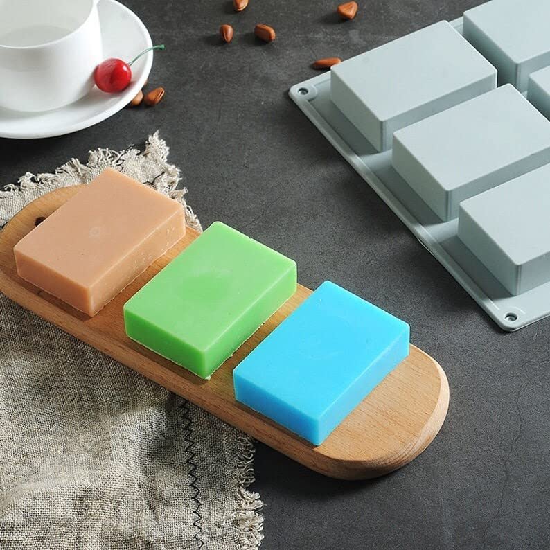 Silicone Rectangle Soap Mould, 6 Cavity — image 5