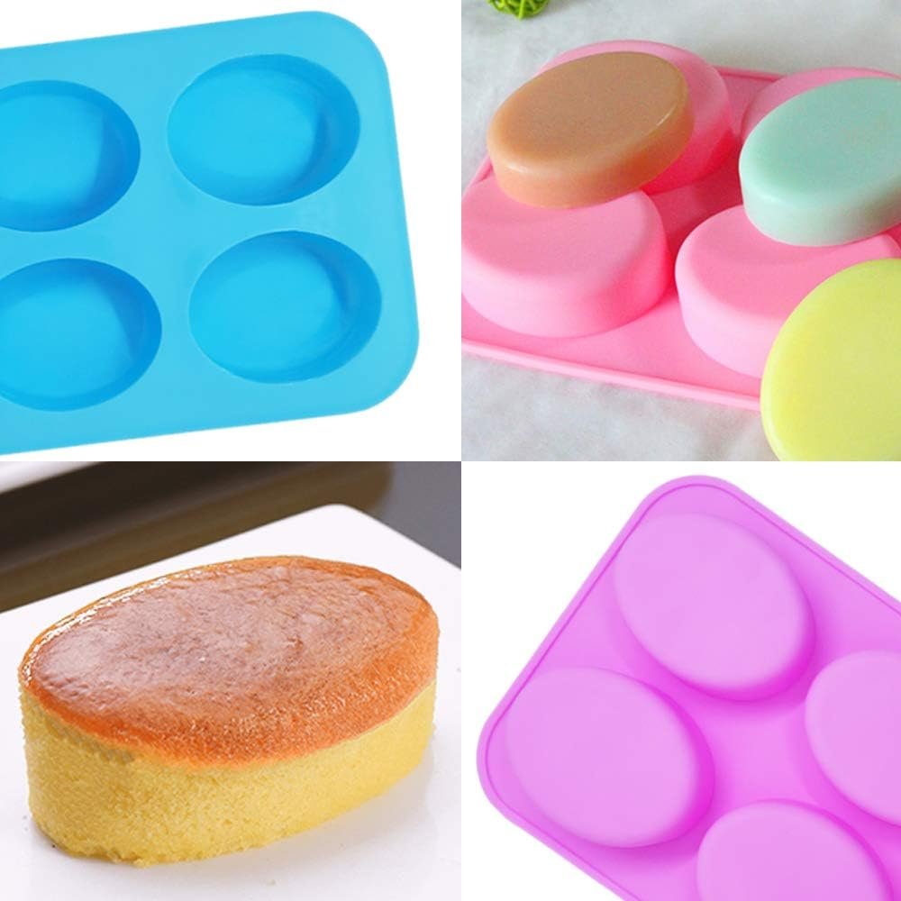Silicone Oval Soap Mould for Handmade Soap Bars — image 5