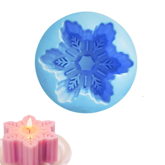 Christmas Snowflake Candle Mould — image 1