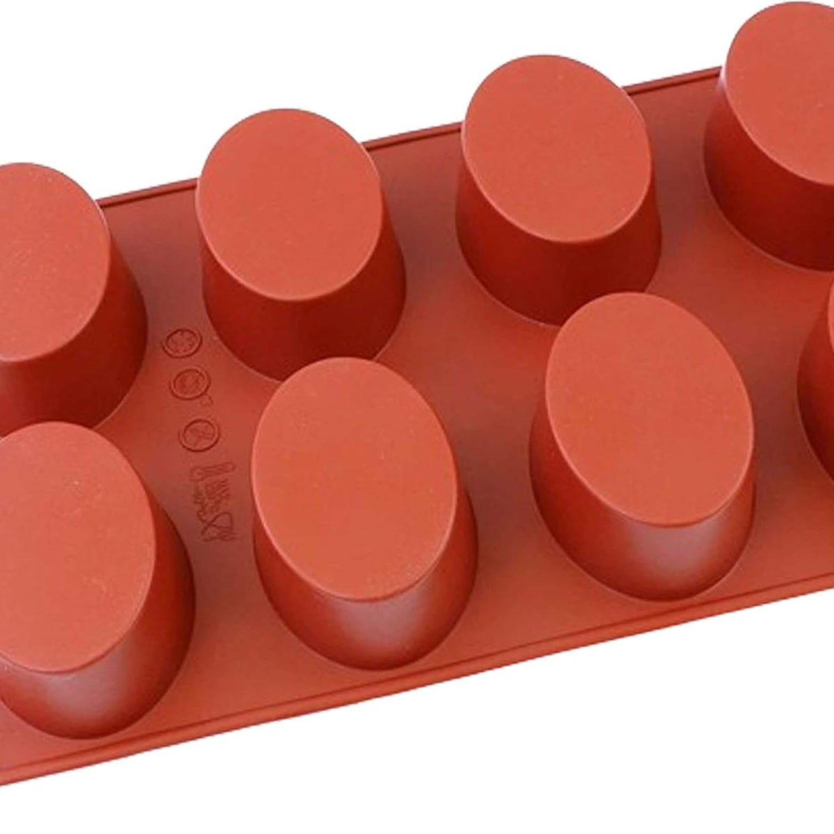 Silicone Oval Shape Soap Mould, 8 Cavity — image 4