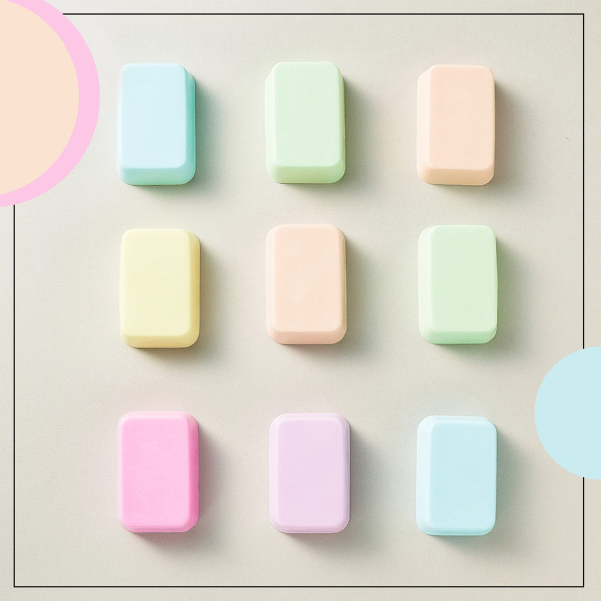 Silicone Rectangle Shape Round Edges Soap Mould, 12 Cavity — image 7