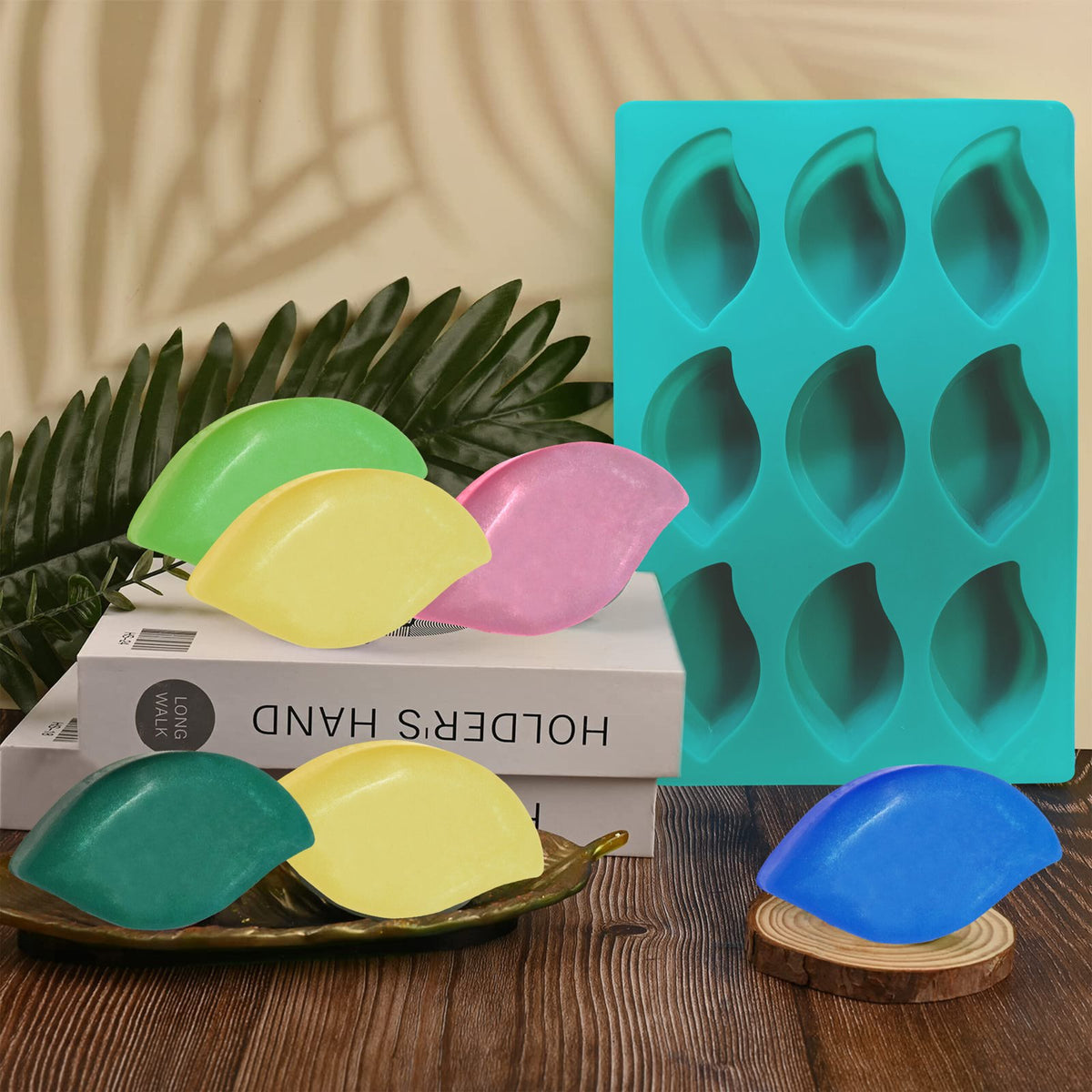 Silicone Rectangle Oval Soap Bar Mould, 9 Cavity — image 6