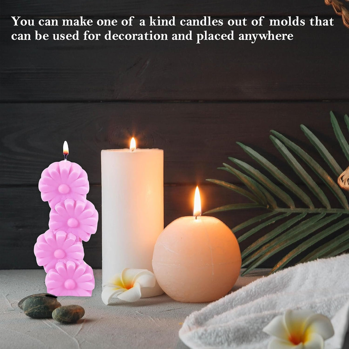 Silicone Flower Shape Candle Mould — image 6