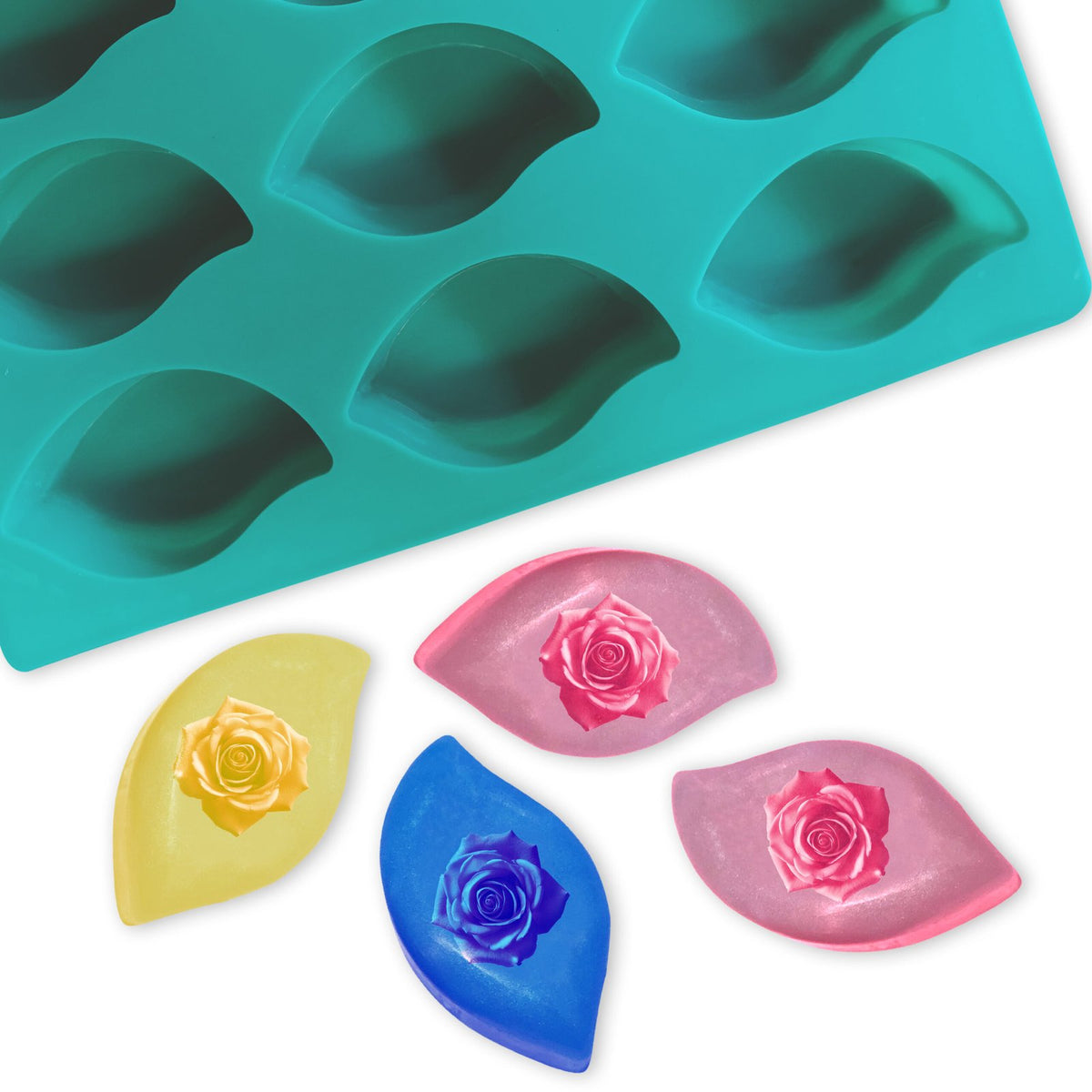 Silicone Rectangle Oval Soap Bar Mould, 9 Cavity — image 5