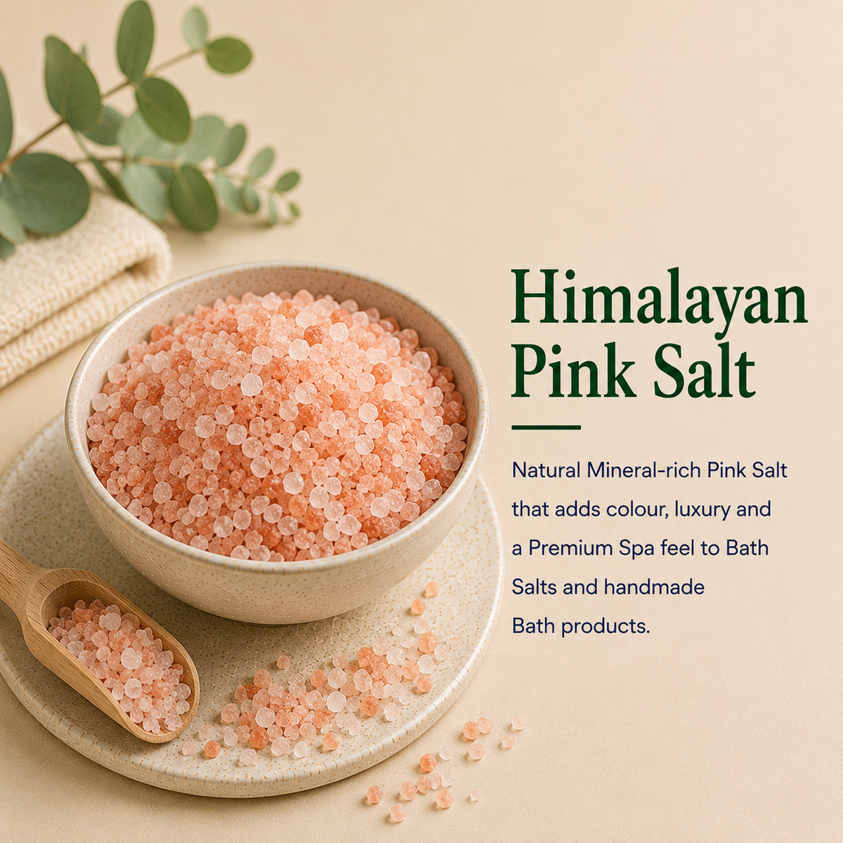 Himalayan Pink Salt | Bath  Bomb & Bath Salt