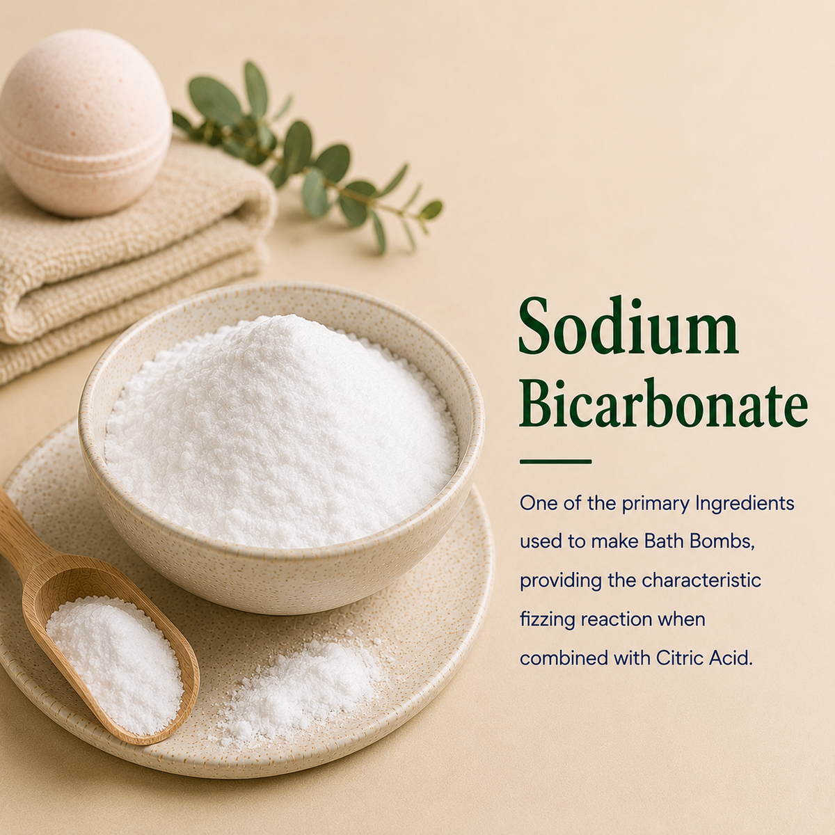 Sodium Bicarbonate | Bath  Bomb & Bath Salt