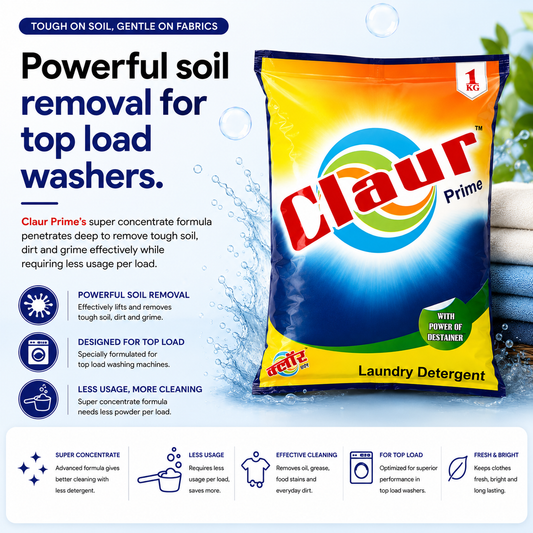 CLAUR PRIME – Laundry Detergent Powder