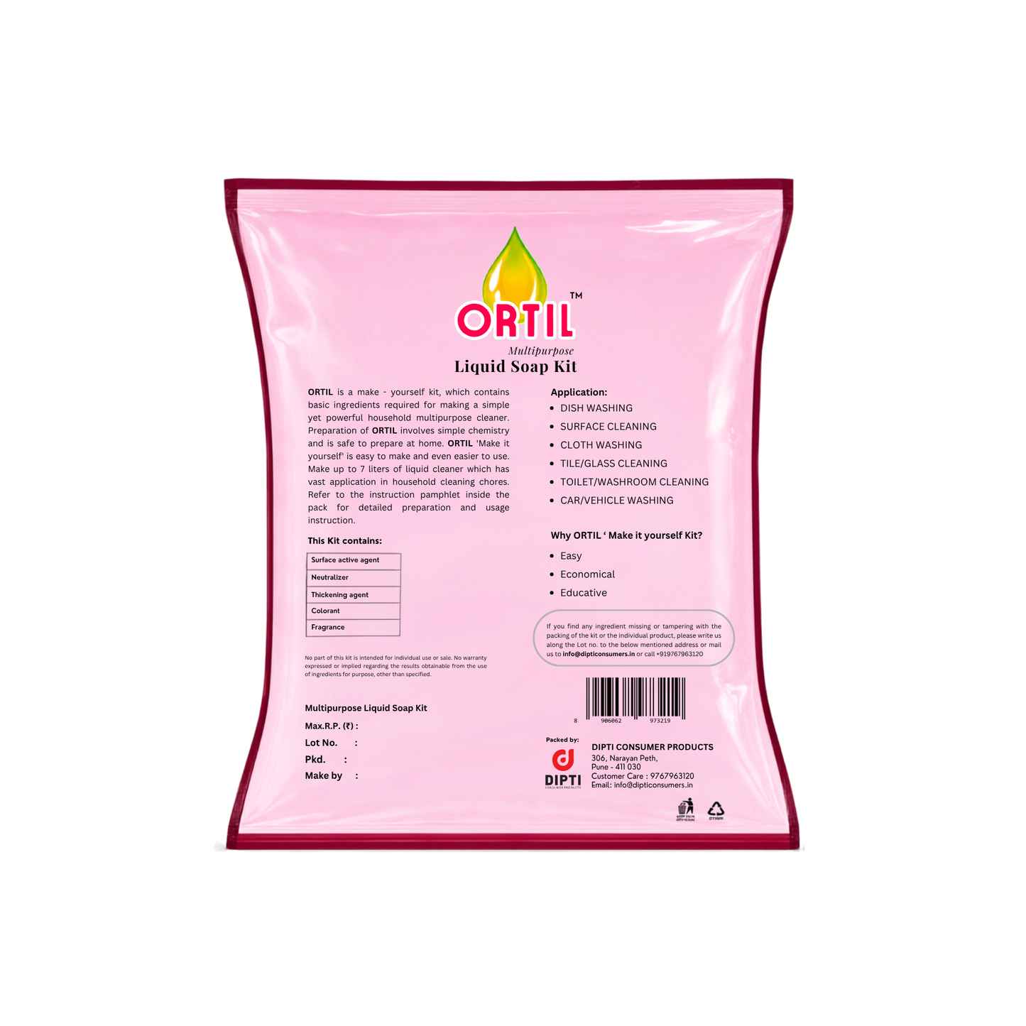 ORTIL MULTIKLEEN – Multipurpose Liquid Soap Kit