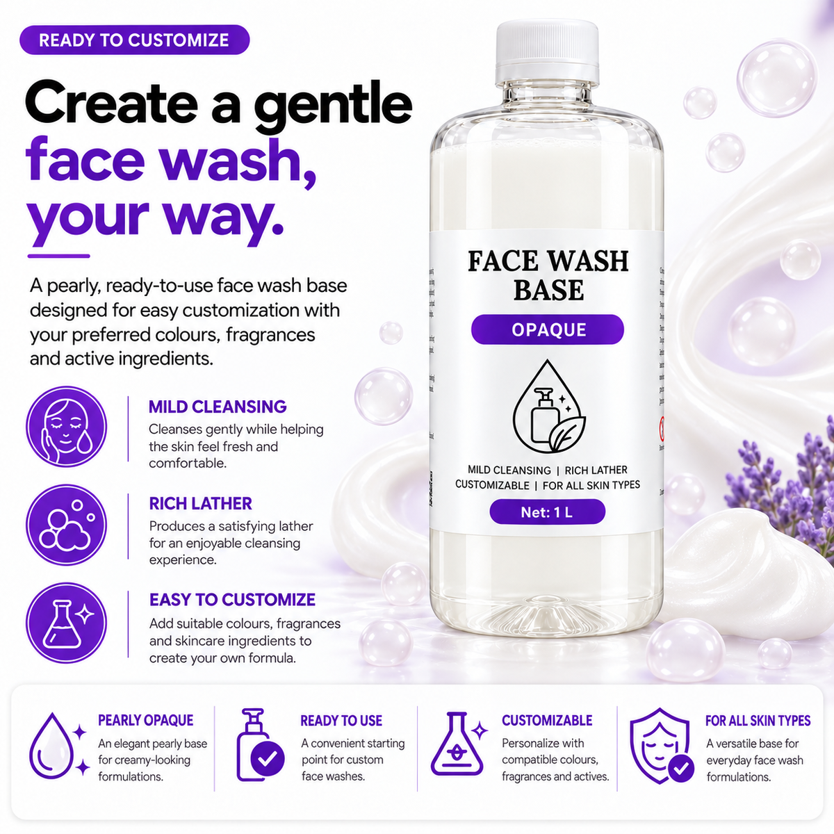Face Wash - OPAQUE Liquid Base