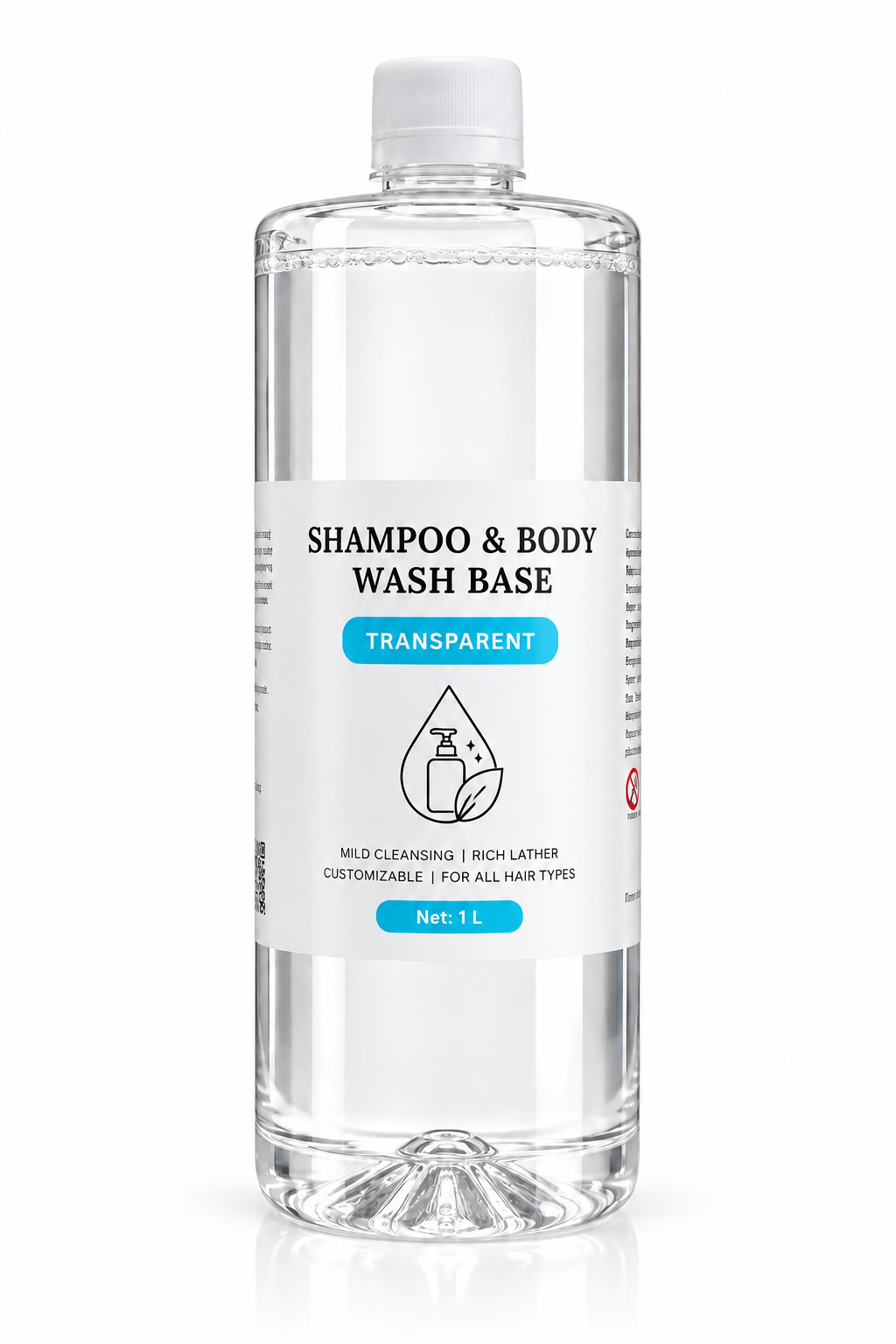 Shampoo & Body Wash - Liquid TRANSPARENT 2 In 1 Base