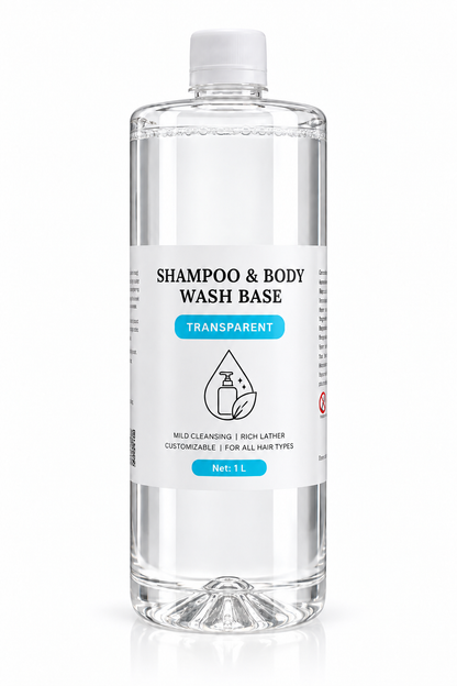 Shampoo & Body Wash - Liquid TRANSPARENT 2 In 1 Base