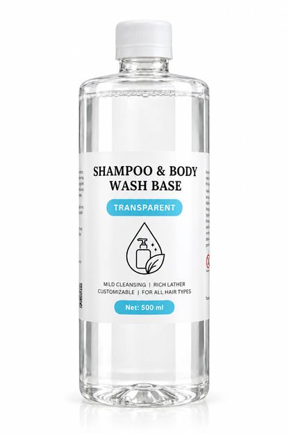 Shampoo & Body Wash - Liquid TRANSPARENT 2 In 1 Base