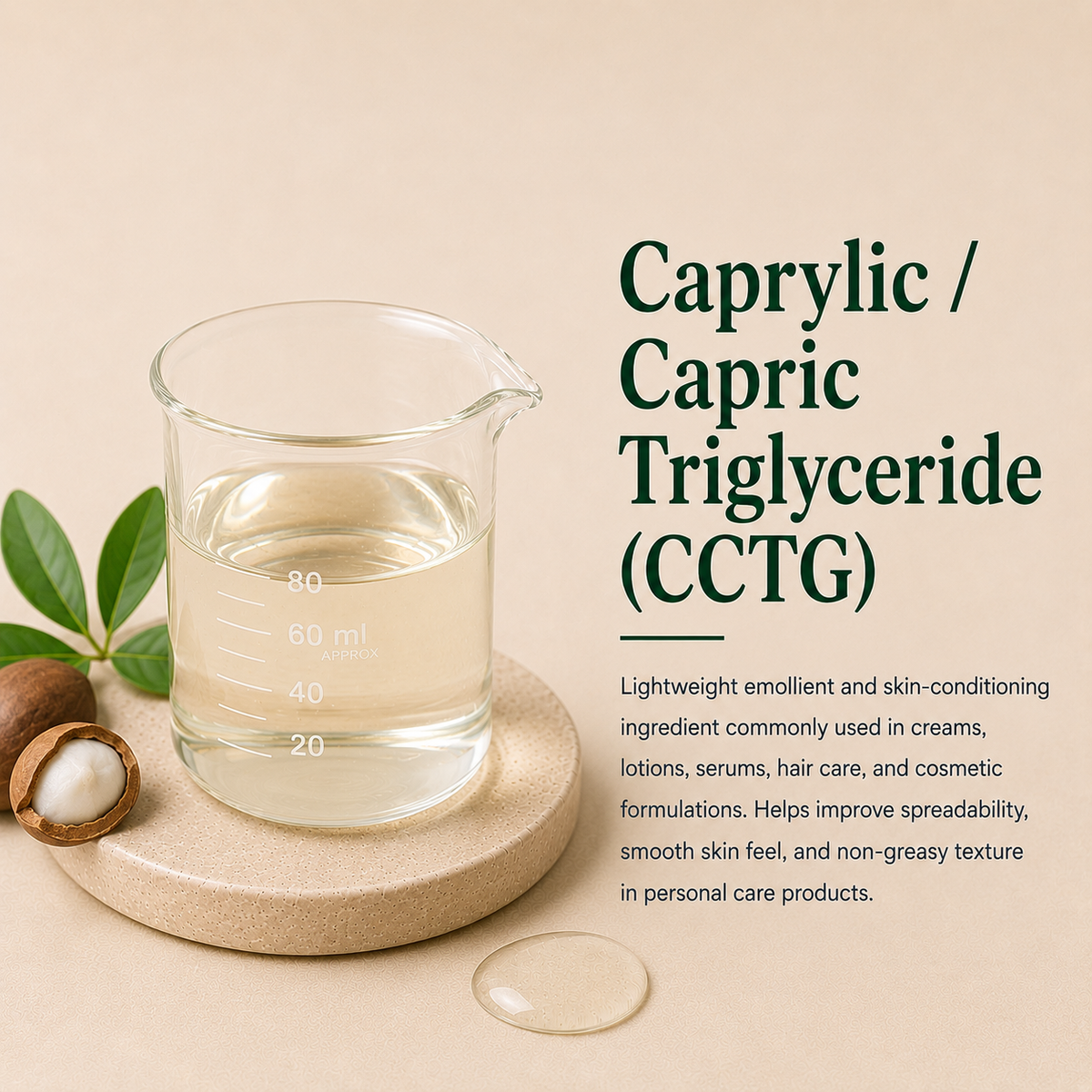 CCTG - Caprylic / Capric Moisturizers & Humectants for DIY Personal Care