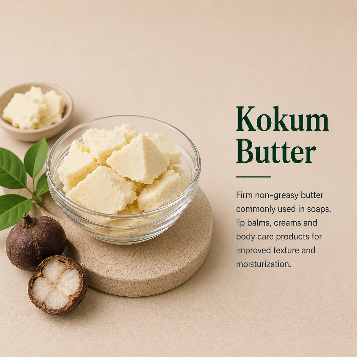 Kokum Butter  I DIY Skincare & Haircare Ingredient