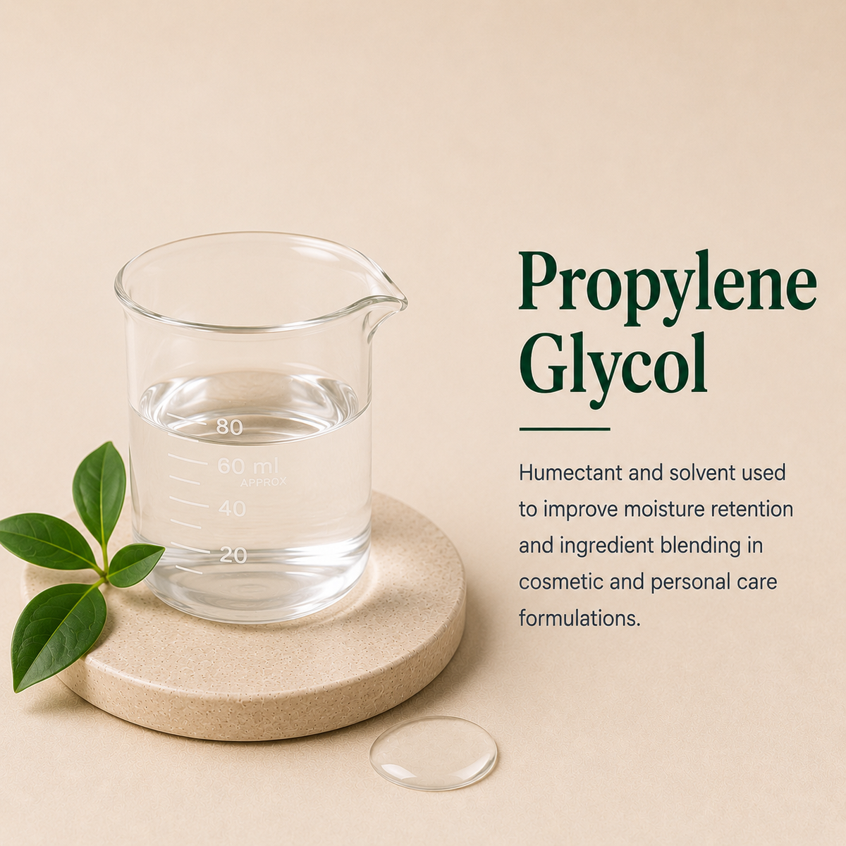 PG - Propylene Glycol  | Humectant, Moisturising and Conditioning Properties