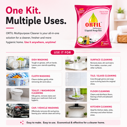 ORTIL MULTIKLEEN – Multipurpose Liquid Soap Kit