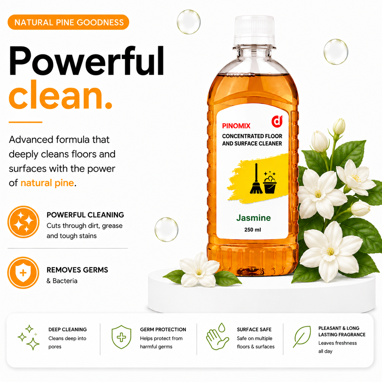 Pinomix Natural Floor Cleaner Concentrate