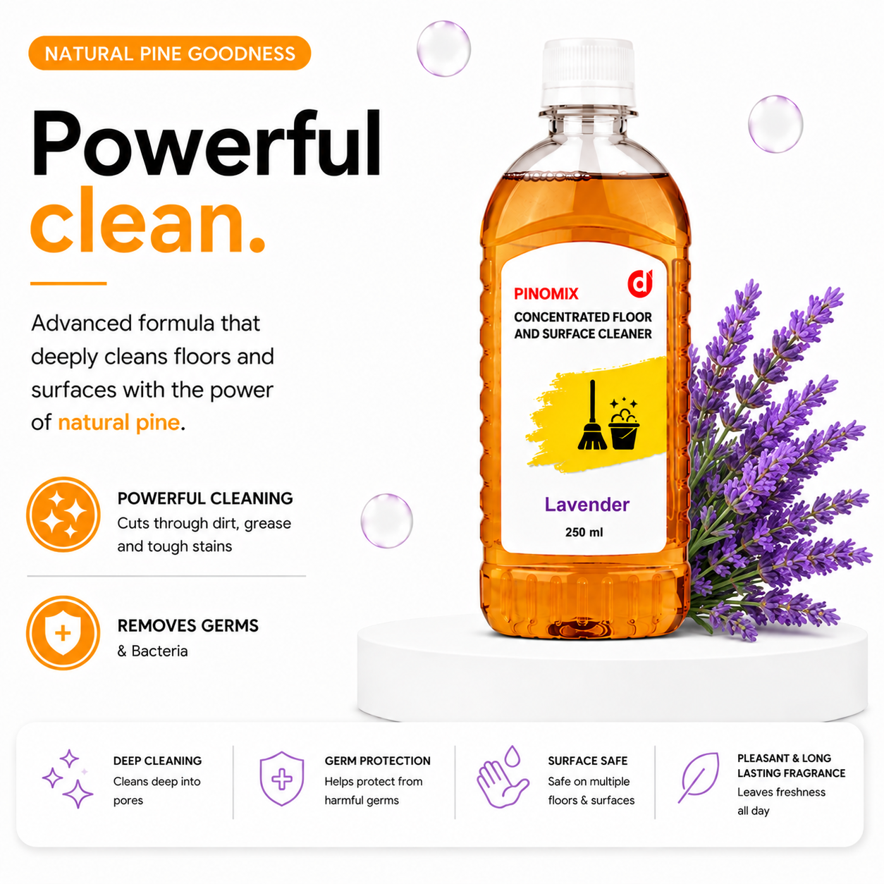 Pinomix Natural Floor Cleaner Concentrate