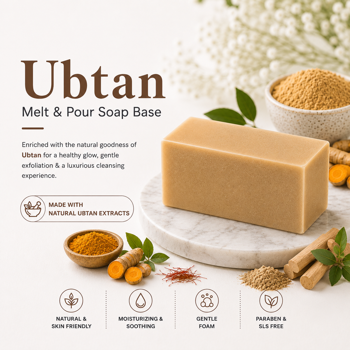 MELT & POUR SOAP BASE  - UBTAN