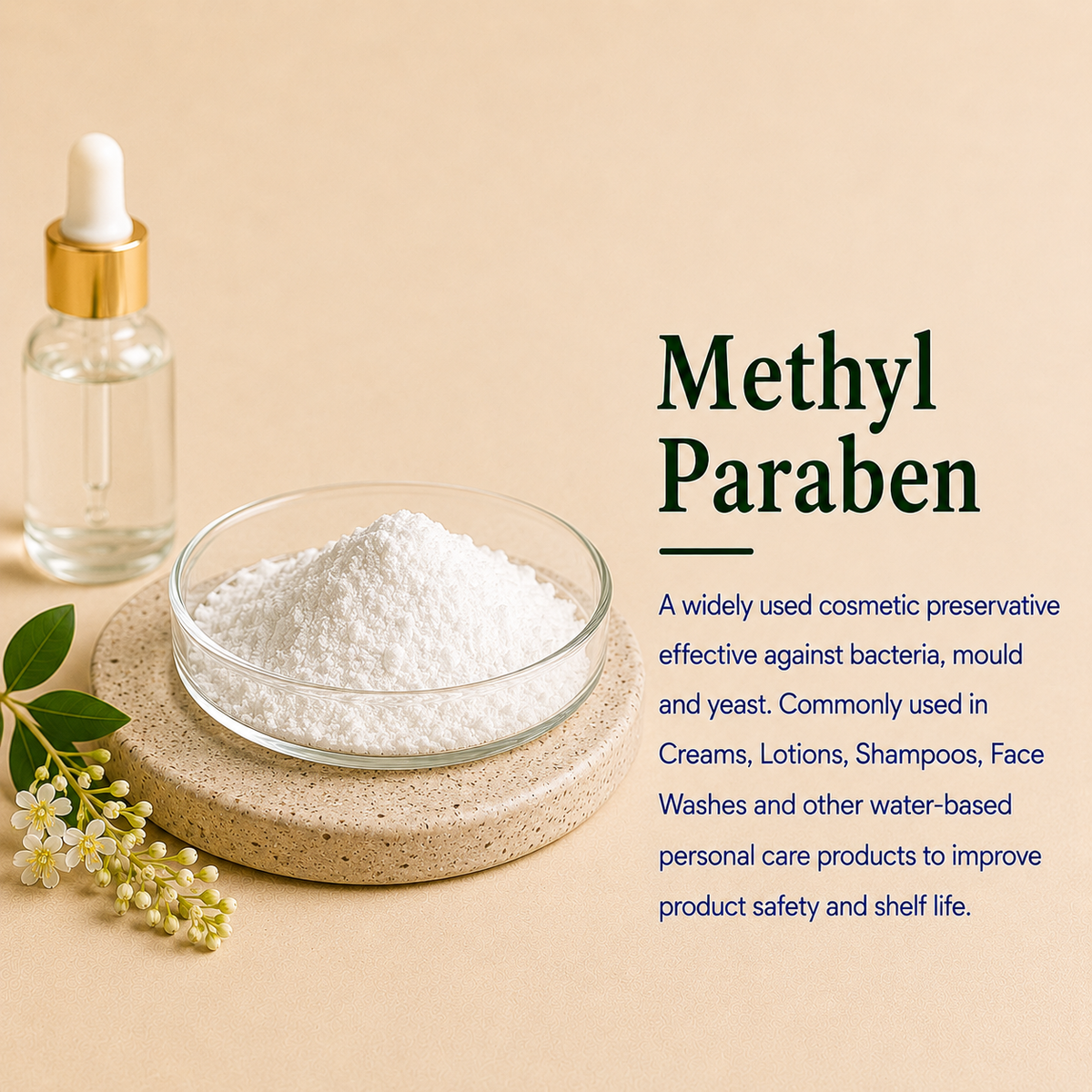 Methyl Paraben - Preservative & Stability Ingredient