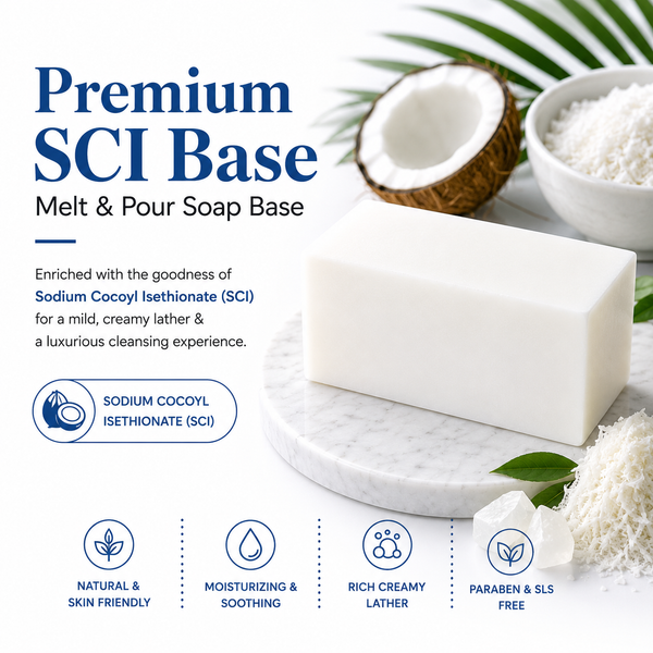 MELT & POUR SOAP BASE  - PREMIUM SCI