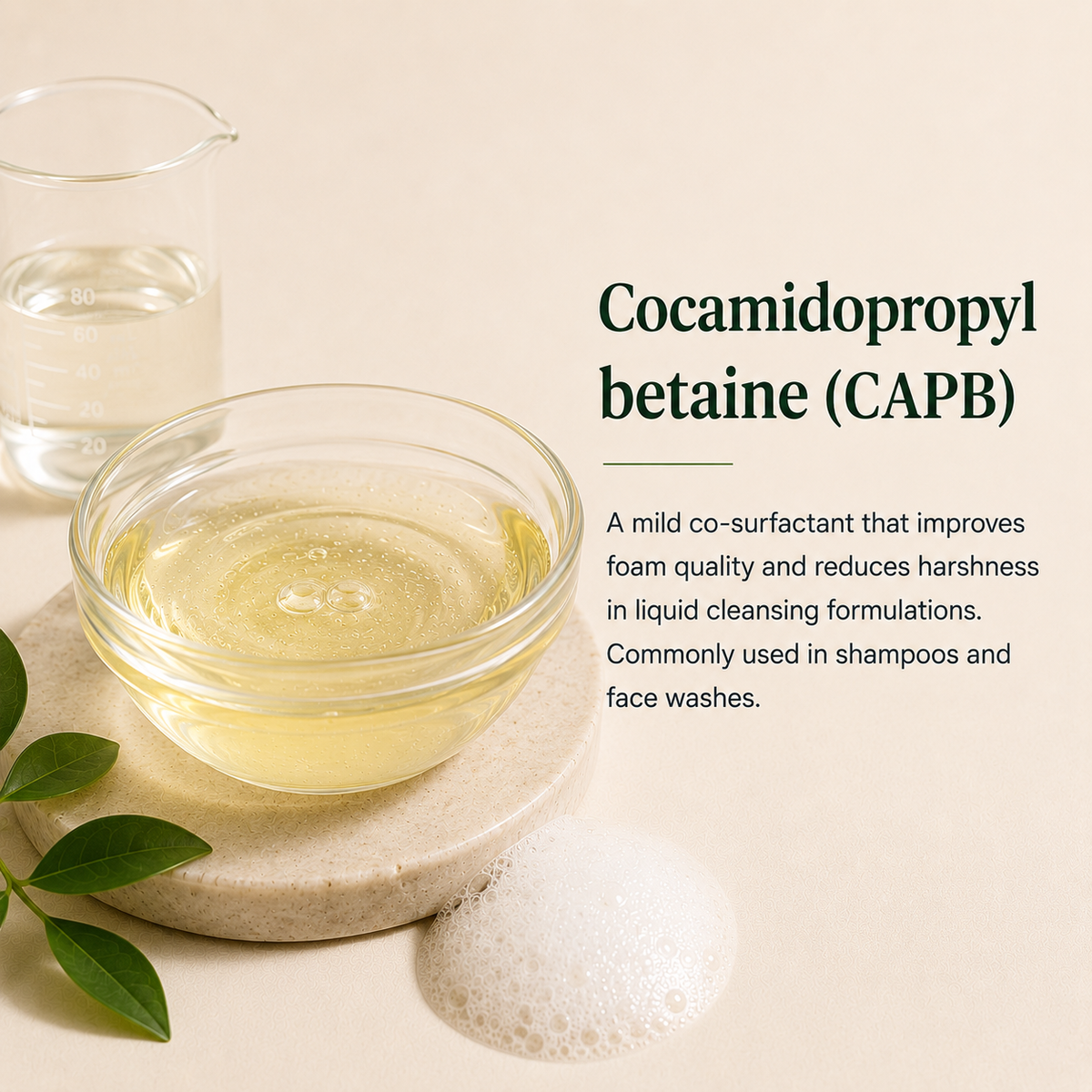 CAPB – Cocamidopropyl Betaine - Cleanser & Surfactant